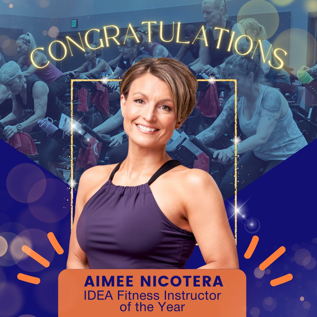 CoreHandF's tweet photo. Heartfelt Congratulations to Core Health &amp; Fitness Master Instructor Aimee Nicotera! 🎉 We are beyond thrilled to celebrate Aimee being awarded the prestigious IDEA Fitness Instructor of the Year at the 2024 IDEA World Fitness Awards! 
#IDEAWorld #corehealthandfitness #corehandf https://t.co/SlIp9F0V1B