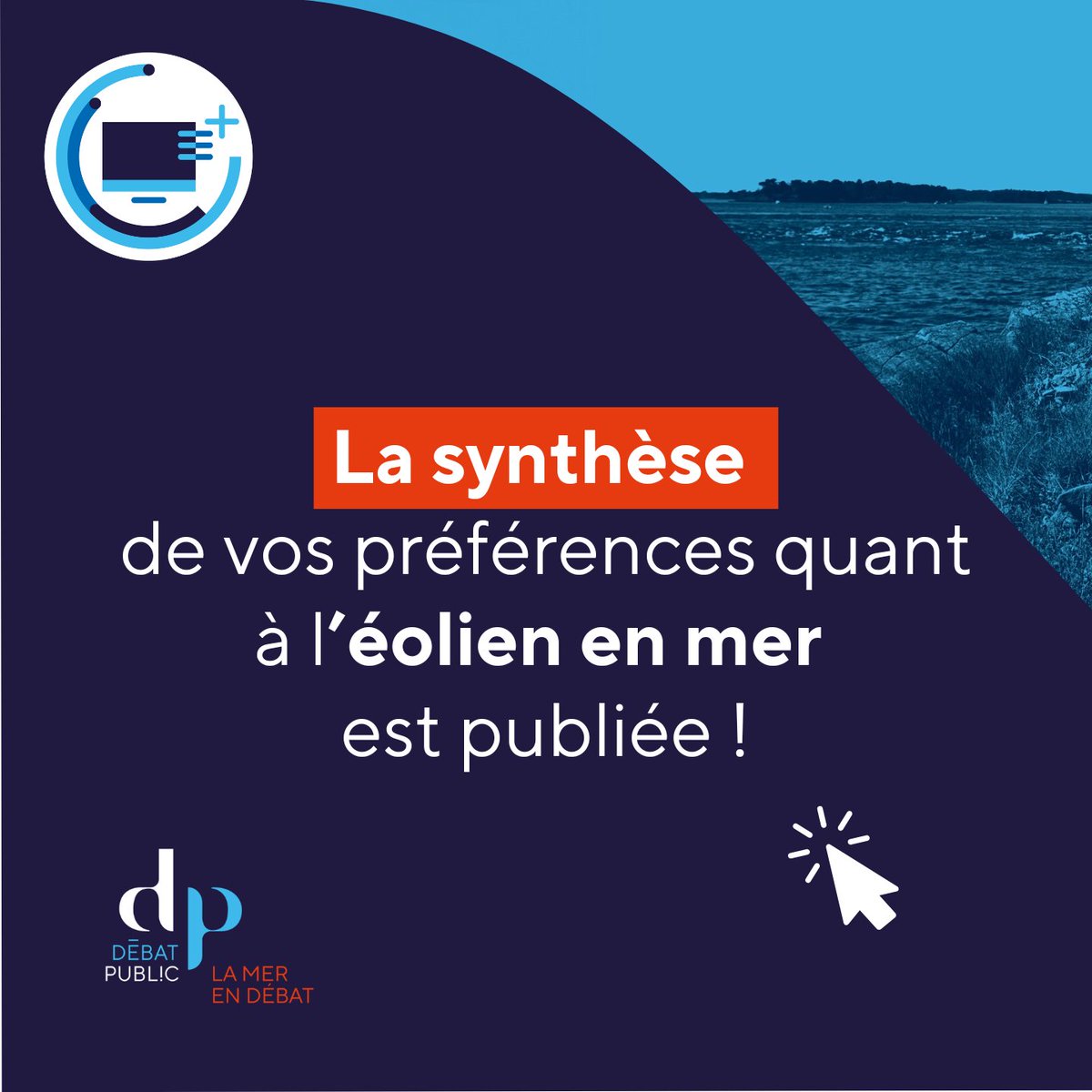 Débat public sur la mer (@debatmer) on Twitter photo 🗺🧭 Les résultats du questionnaire en ligne "Expert Carto" de <a href="/NantesUniv/">Nantes Université</a> sont publiés !
✅ Les internautes souhaitent s’assurer que le déploiement de l’éolien en mer ne se fasse pas au détriment d’autres enjeux.
👉 Synthèse complète : swll.to/ExpertCarto
#debatlithium 🗺🧭 Les résultats du questionnaire en ligne "Expert Carto" de <a href="/NantesUniv/">Nantes Université</a> sont publiés !
✅ Les internautes souhaitent s’assurer que le déploiement de l’éolien en mer ne se fasse pas au détriment d’autres enjeux.
👉 Synthèse complète : swll.to/ExpertCarto
#debatlithium