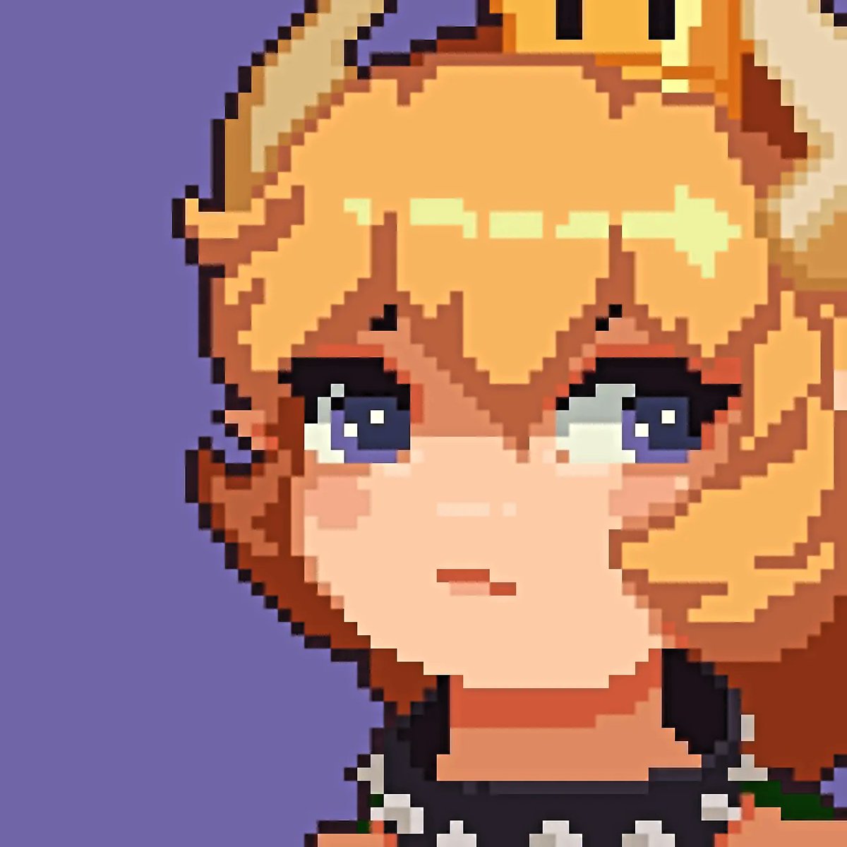 dekriptik's tweet photo. Bowsette pixel art portrait from a few years ago 
#aseprite #pixelart #digitalart #bowsette #gamedev #artwork #creative #design #retrogaming #8bit https://t.co/TlouQU0arj