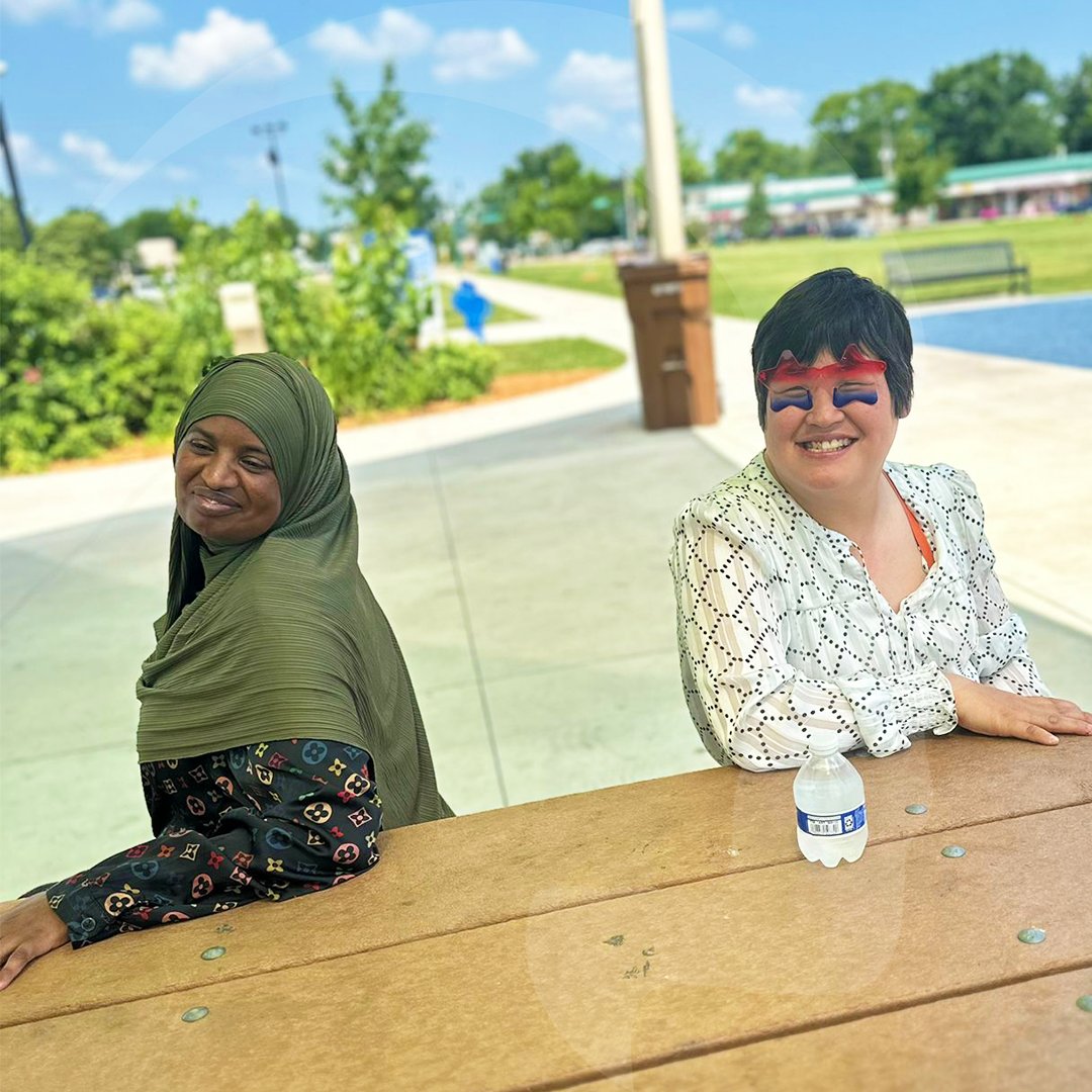 PMCCMN's tweet photo. Lots of fun at Becker Park today! Our clients enjoyed the beautiful outdoors and engaging activities. Our Day Support Services provide enriching experiences like this to promote well-being and social connections. #PeaceOfMindCare #BeckerPark #ClientOuting #DaySupportServices https://t.co/eyu3LOalxm