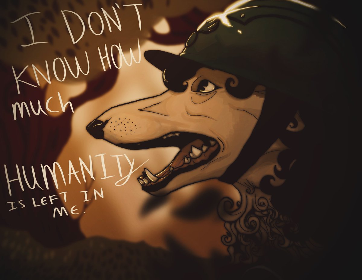 NicoInkwell's tweet photo. A lot of these men have had their morels and beliefs challenged during the war. Their world has been changed and restructured. Luik feels even less like he fits back in with everyone else now, and wonders if he is still what people consider human…

#character #charactersdesign https://t.co/Wn3vvJzxc0