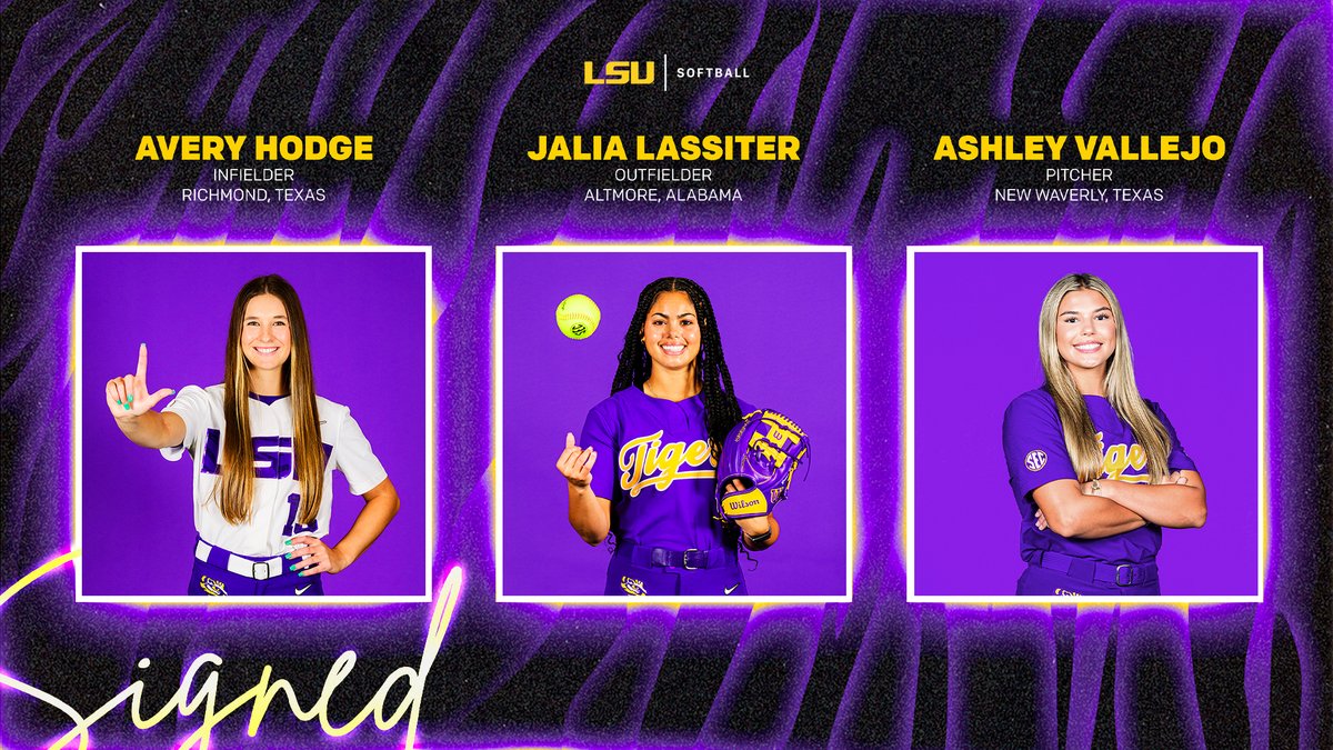 The Tigers ink three from the portal.

📄 lsul.su/3WlHfuj | #GeauxTigers