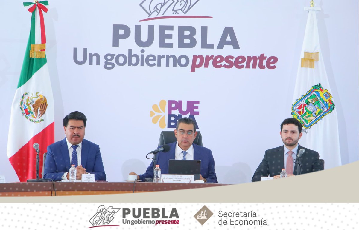 #Boletín |Crecimiento económico de Puebla genera ambiente propicio para inversión y desarrollo sostenible: <a href="/SergioSalomonC/">Sergio Salomón</a> 

🌐:se.puebla.gob.mx/noticias/creci…