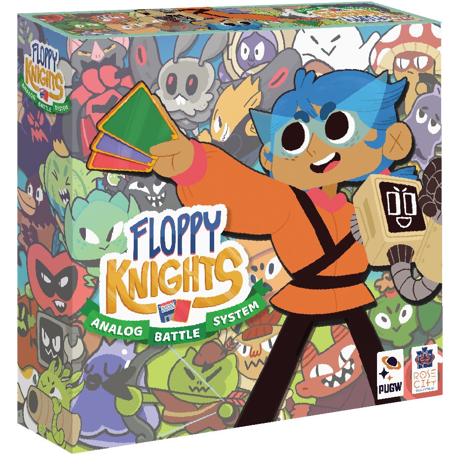 Announcing... 💾 Floppy Knights: Analog Battle System!

Your favorite deck-building, sword-swinging, tactical adventure is getting a board game adaptation ~ coming to Kickstarter this August!