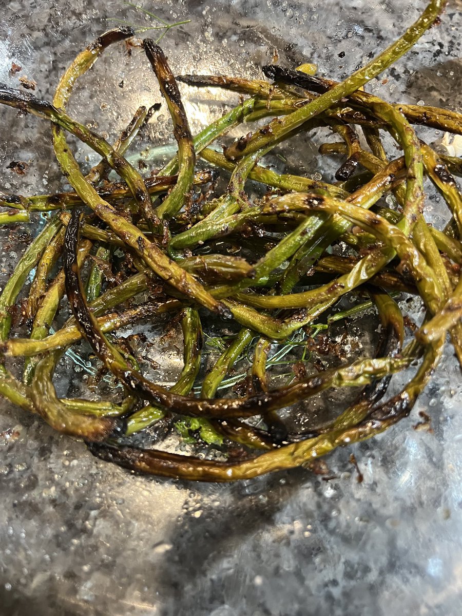 brnhornet1's tweet image. Grilled #scapes