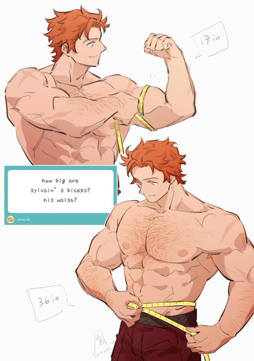 satodee1's tweet photo. biceps and waist ✨

#FE3H #FireEmblemThreeHouses #sylvainjosegautier https://t.co/lSzkGeP2GD