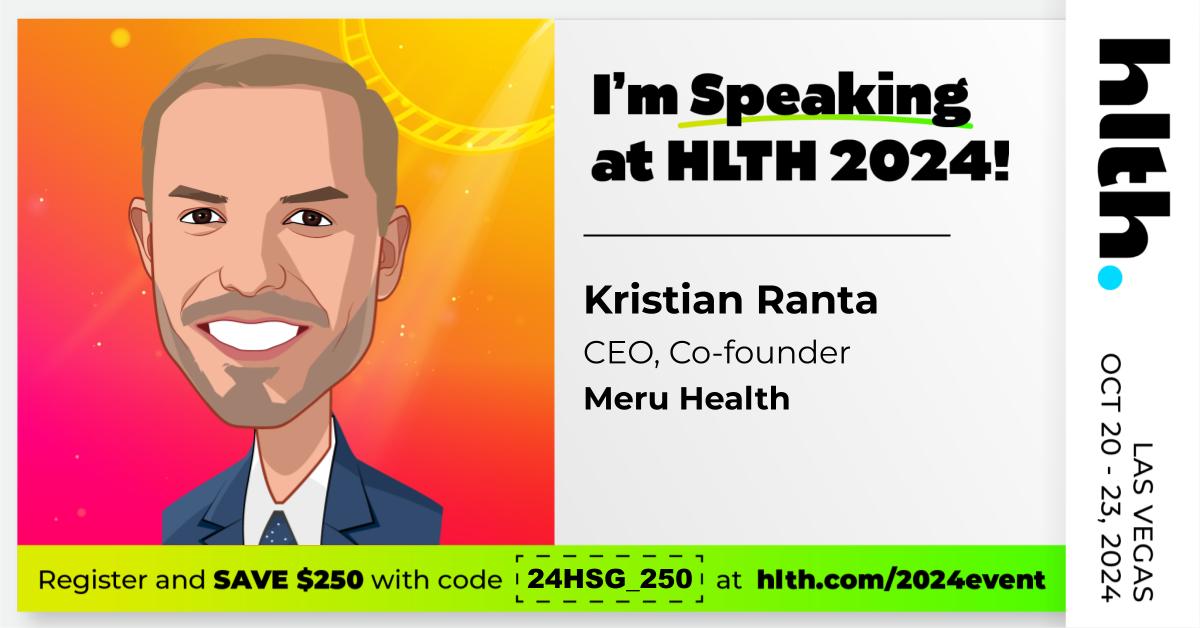 ihqkristian's tweet image. I'm excited to announce that I will be speaking at HLTH 2024! Join me and other healthcare innovators as we explore the future of our industry. See you there! #HLTHUS #HLTH #healthcareinnovation @HLTHEVENT