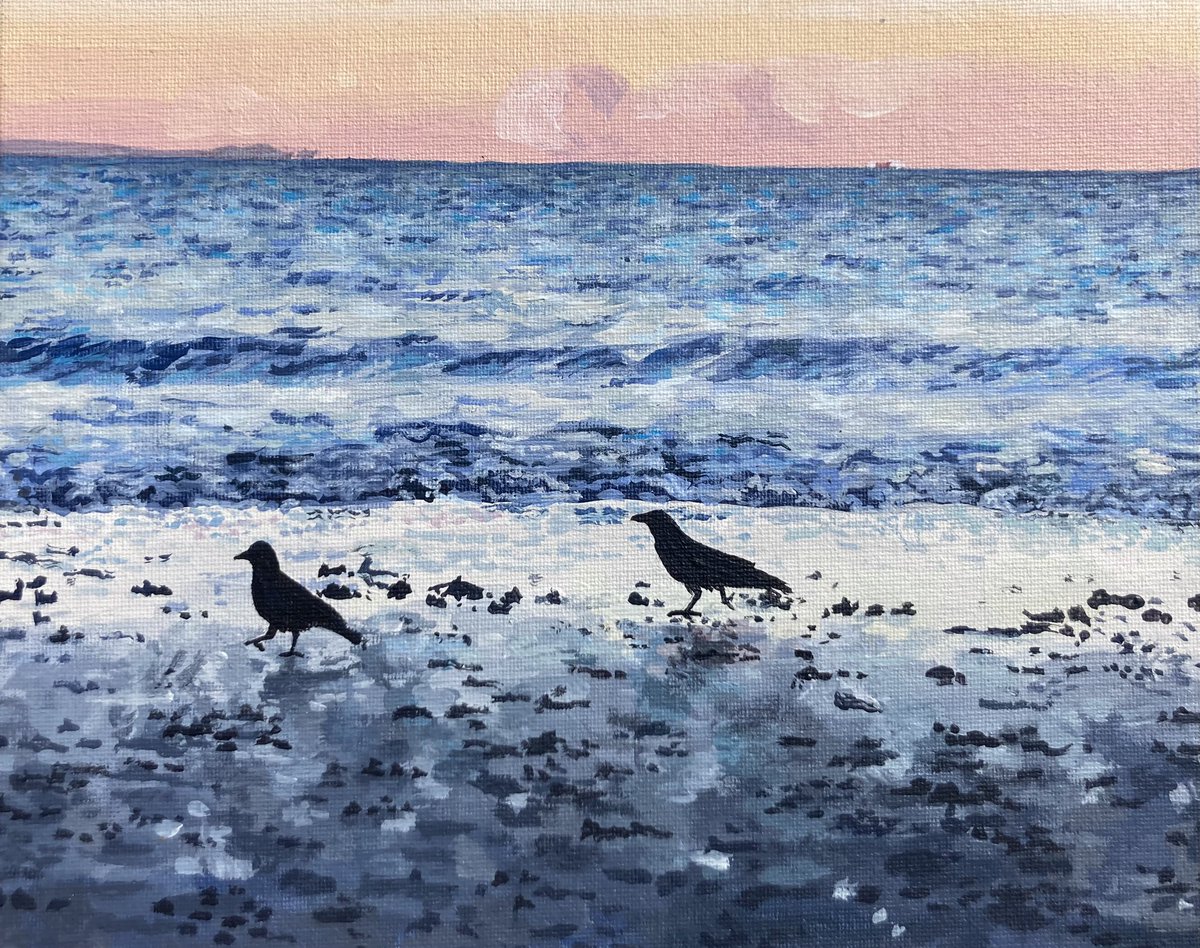 Here are the paintings I’ve done this week yes I am on fire