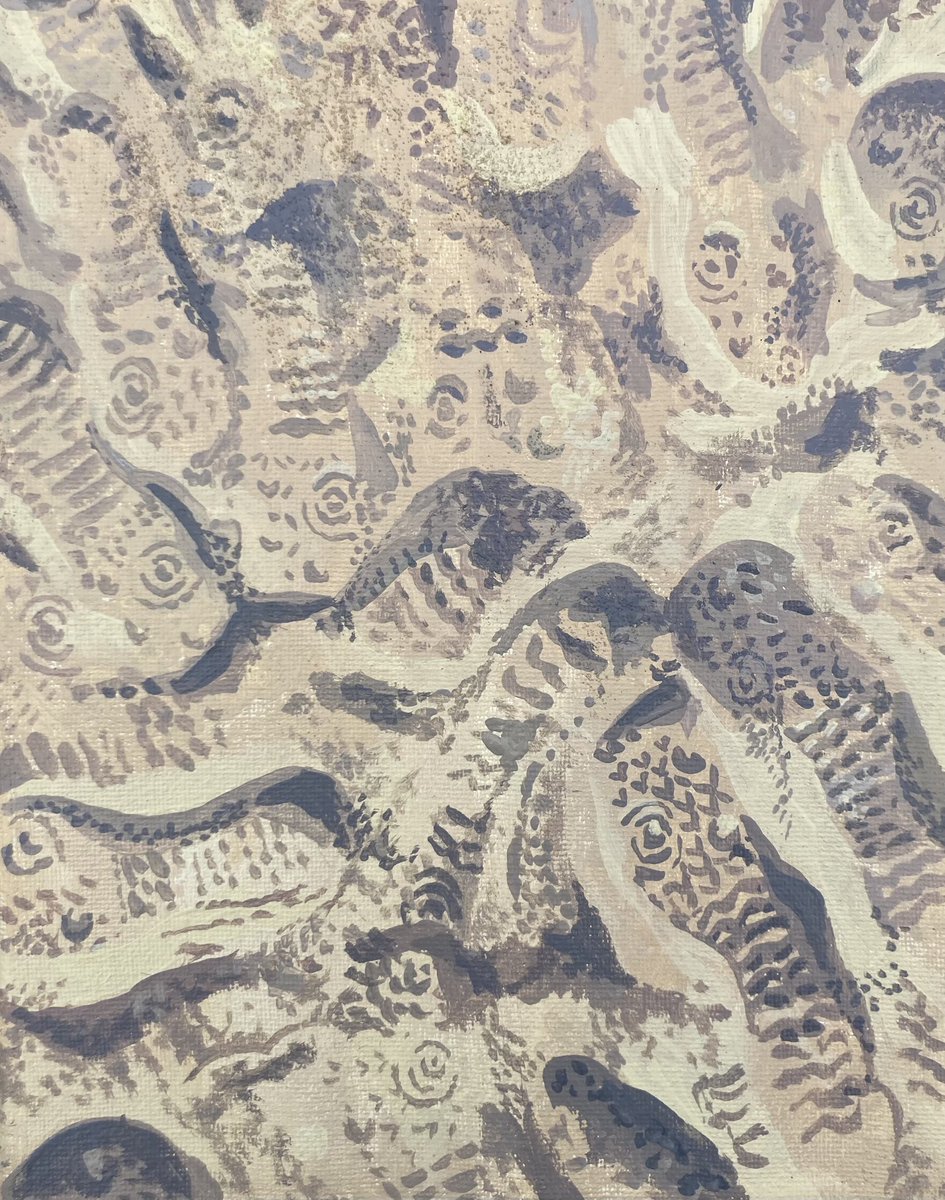 DuncanEBarrett's tweet image. Here are the paintings I’ve done this week yes I am on fire