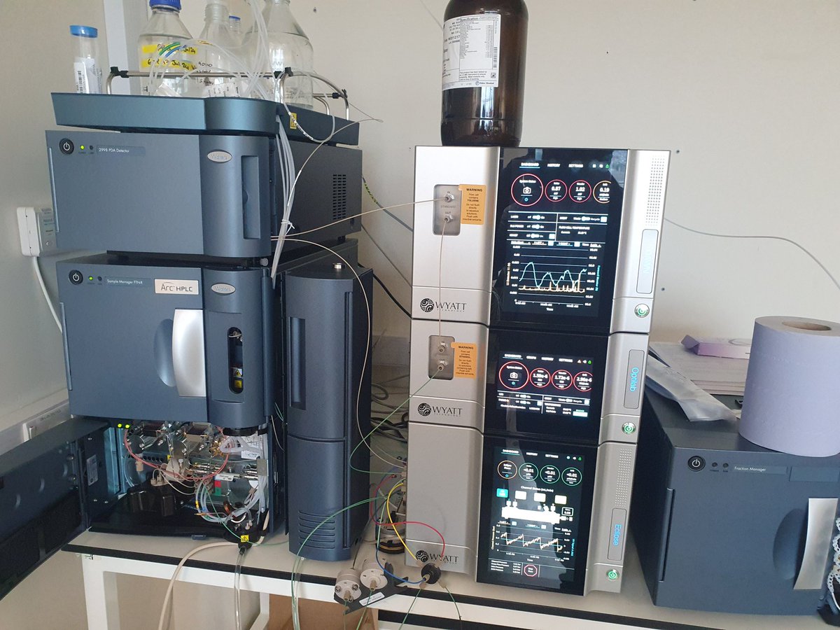 Swifthom's tweet photo. What a beast!

Spent the day talking to team from Waters/Wyatt about setting this instrument up. Full training begins Wednesday morning!

Excited to knuckle down into new capabilities for Polymer and Particle Analysis at @UoBChem https://t.co/fUzPEhyBP6