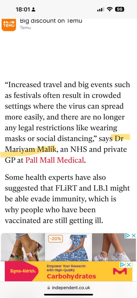 When did Amy start working for the <a href="/NHSuk/">NHS</a>? #TBBT 
independent.co.uk/life-style/hea…