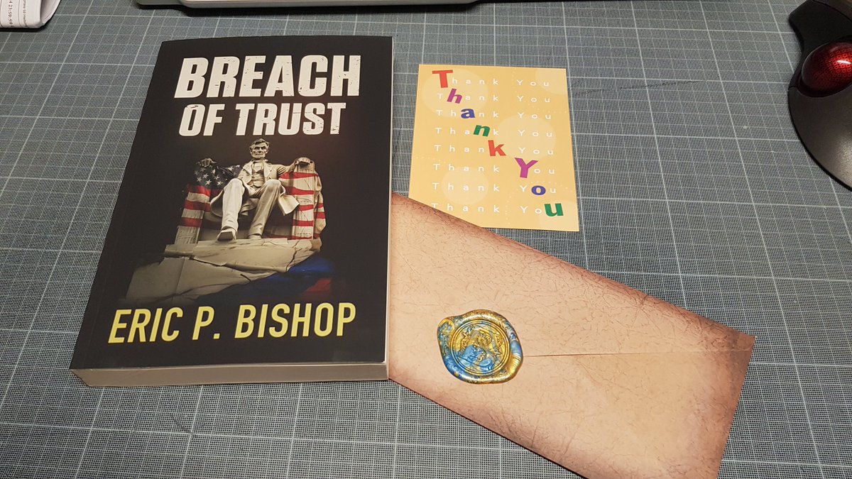 Abibliofob's tweet photo. I love books and bookmail is the greatest. Today I got my signed copy of Breach of Trust where I play a small but important part. by @epbauthor #BreachOfTrust #TheBodyMan Thank you very much Eric. I am making room for more books in my library. https://t.co/wW401S9pli