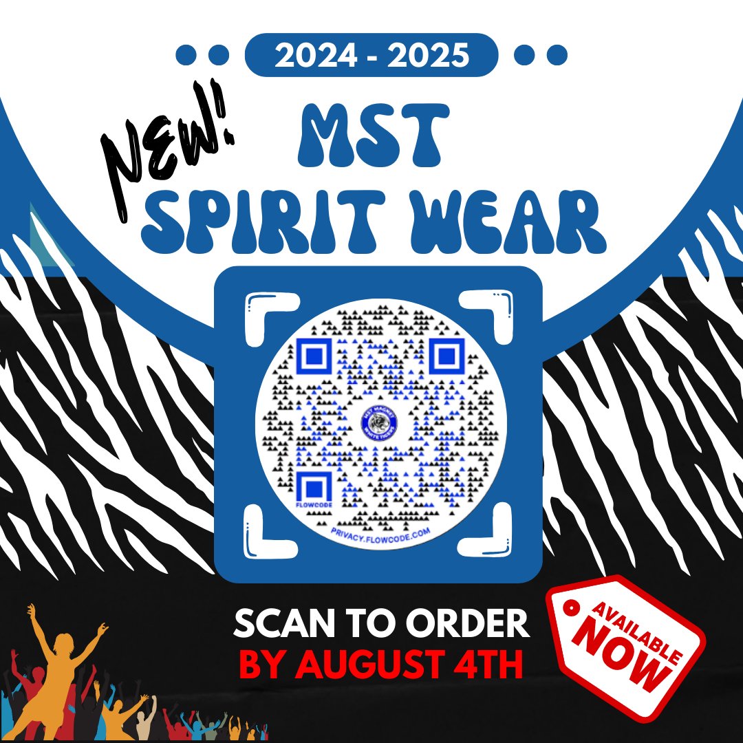 The 2024-2025 MST Spirit Wear is HERE! Order from all new spirit wear now before the store CLOSES ON AUGUST 4TH!
