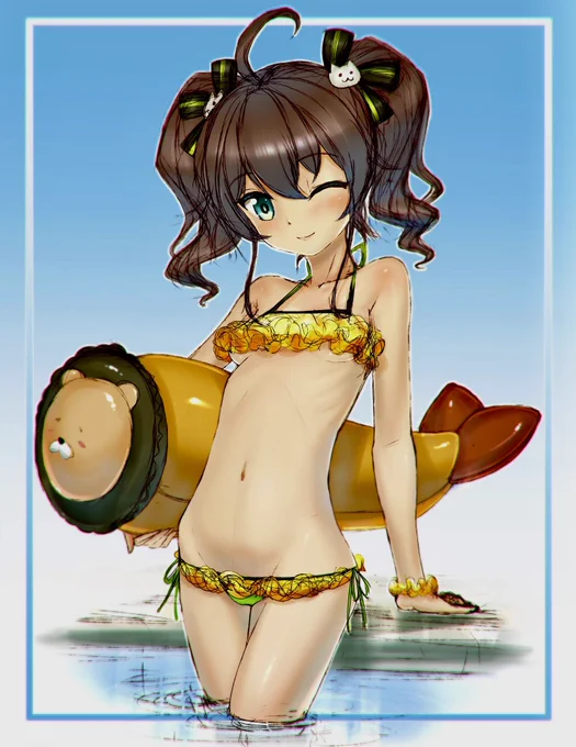 このまつりちゃんは我ながら可愛く描けてると思う