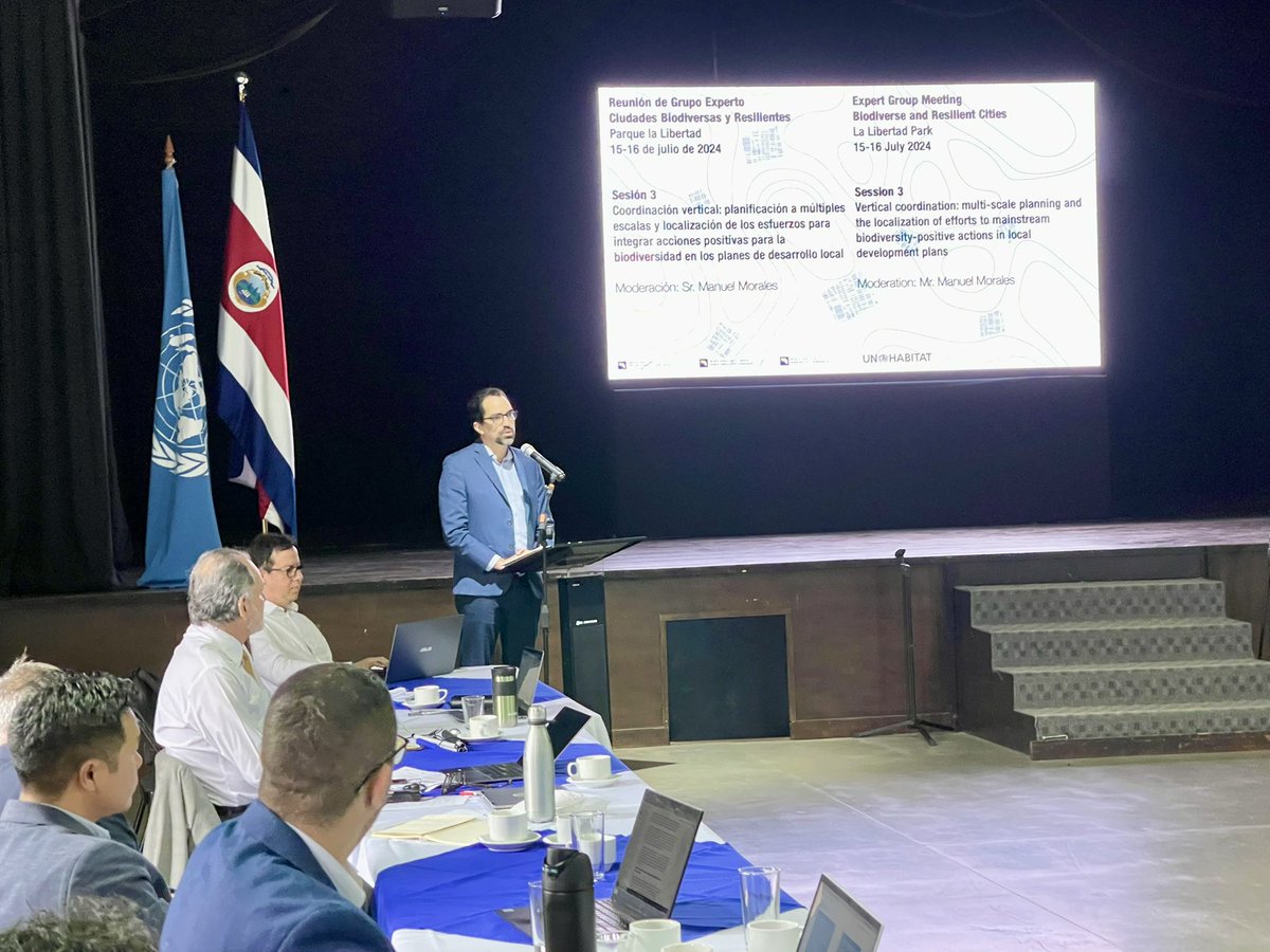 MIVAHCR's tweet photo. Con el apoyo de @onuhabitat , la Agencia Sueca para el Desarrollo Internacional y la Universidad de Pennsylvania esta mañana se inauguró en el Parque La Libertad la Reunión del Grupo Experto (Expert Group Meeting), una sesión de trabajo en el tema de Biodiversidad Urbana. https://t.co/ER47Lo1gGI