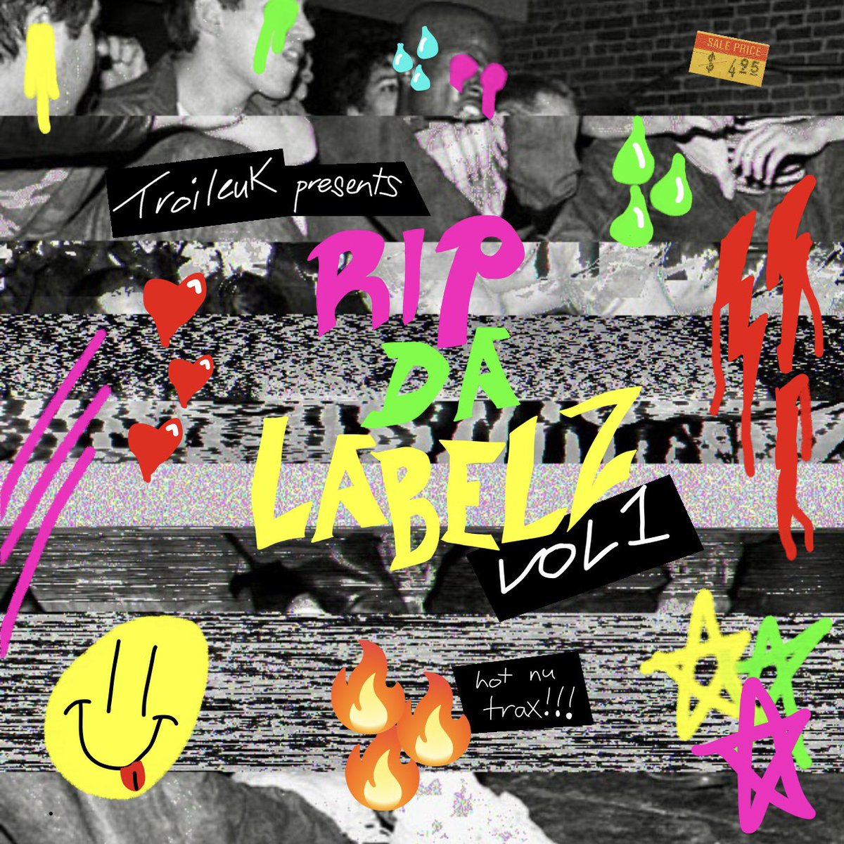 troileuk's tweet photo. TROILEUK PRESENTS: RIP DA LABELZ, VOL 1

8 NEW TRAX
30 MINUTES OF HIGH OCTANE BANGERS

OUT AUGUST 9TH https://t.co/JNSgpjKvOo