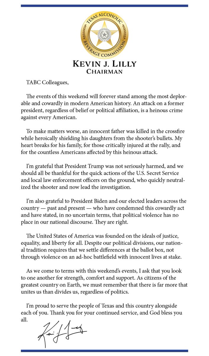 Chairman Kevin J. Lilly tweet media