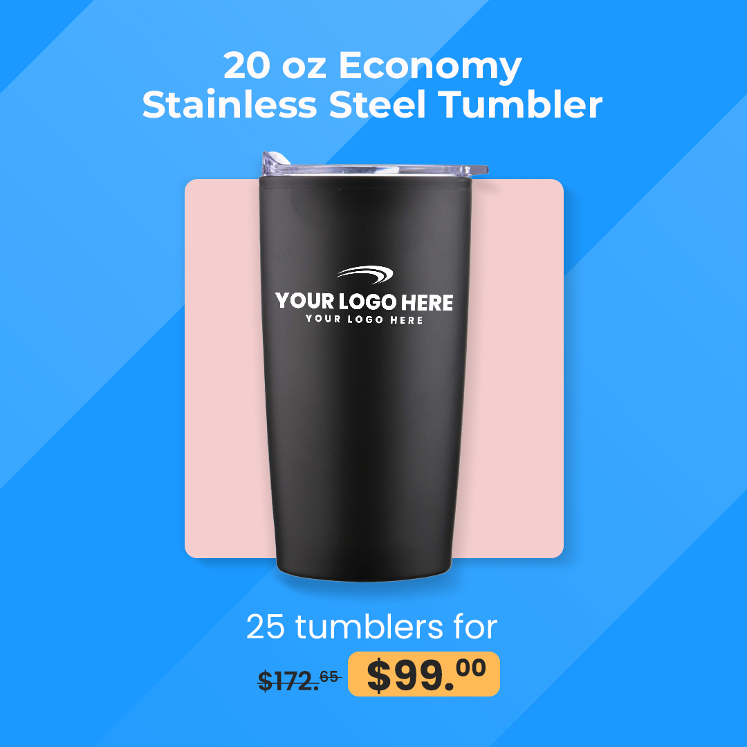 1 more day until Promo Day!

✒️ 250 Pens for $55  
🛍️ 100 Economy Tote Bags for $99  
🥤 25 Stainless Steel Tumblers for $99  
🎉 Plus xx% off your entire order! (Stay tuned to unlock your % 👀)

Don’t miss out! 🌟

P.S. Don't worry, we got plenty more $99 deals coming tomorrow😉