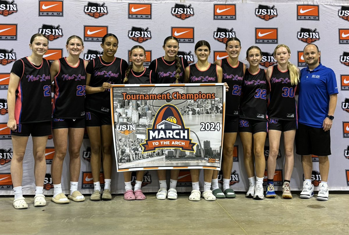 NLE_Omaha's tweet photo. Great showing by NLE in the March to the Arch.  Brought home a championship after going undefeated (5-0) in pool play.
@CoachNrunco https://t.co/35kWr2nJTn