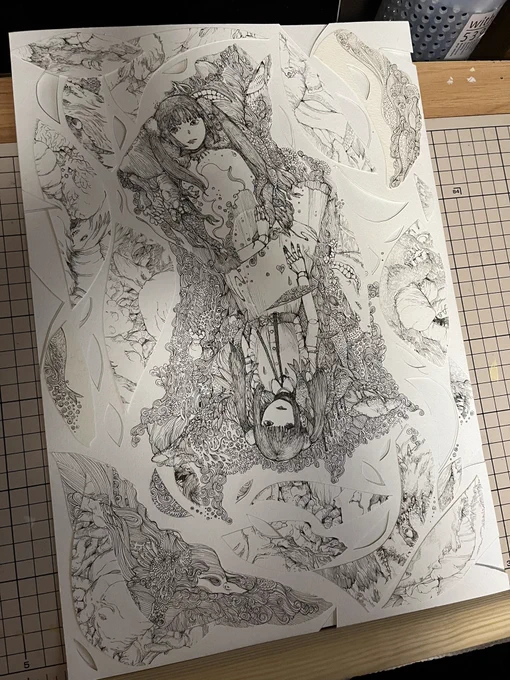 九月の展示にどっち出そうか悩む 
