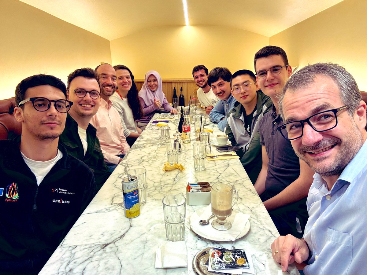Great to get Hazelab together today to welcome Fernando from ETH for a  short visit, and the return of Dimitra from TUC for a second stay with us. Oh! And I am back from China.