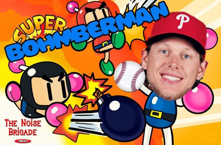NoiseBrigadePod's tweet photo. We'll be rooting for #Bohmberman in the #HomeRunDerby! 

#MLB #Phillies #Bohm #HomeRun #ESPN https://t.co/w48f4jXJ8C
