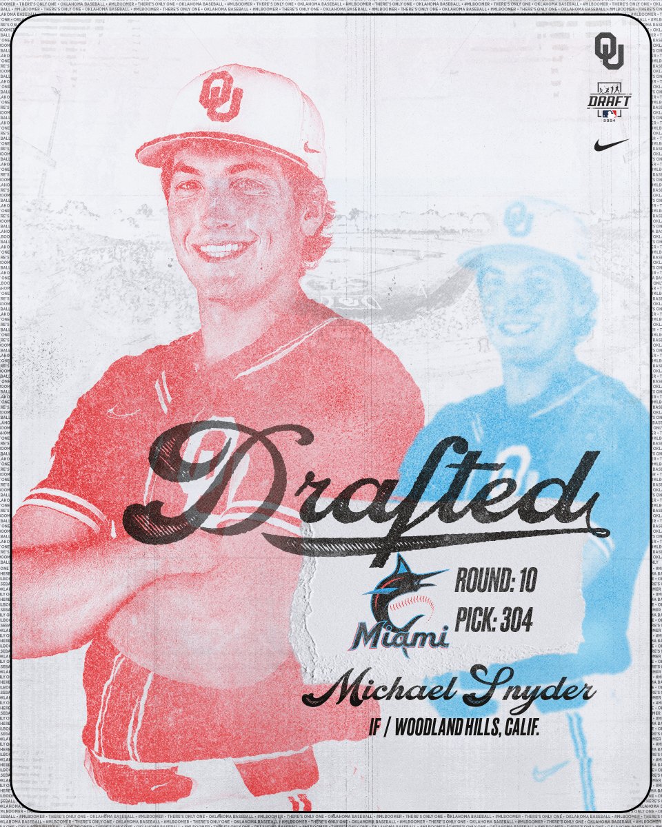 Oklahoma Baseball (@ou_baseball) on Twitter photo South Beach Snyd!
<a href="/_michaelsnyder_/">Michael Snyder</a> Β» <a href="/Marlins/">Miami Marlins</a> π³οΈ
#MLBoomer // #MarlinsBeisbol South Beach Snyd!
<a href="/_michaelsnyder_/">Michael Snyder</a> Β» <a href="/Marlins/">Miami Marlins</a> π³οΈ
#MLBoomer // #MarlinsBeisbol