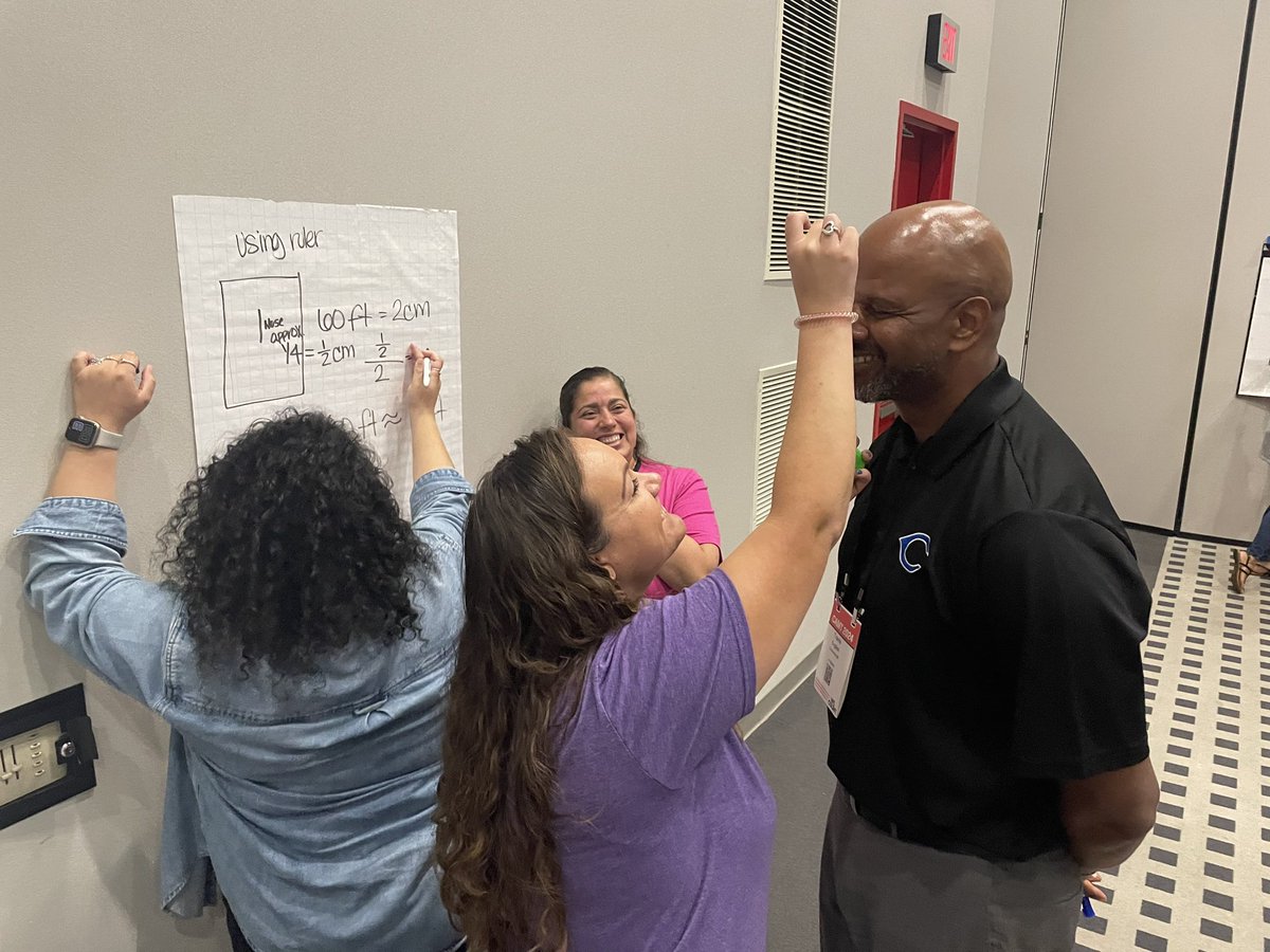Coach_aBoyd's tweet image. Math Teachers are passionate in Houston, TX! 💯🔥 Day #1 of  #CAMT24 is off to an amazing start. Can’t wait for the rest of the week. #moremath