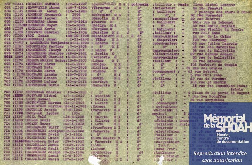 tennysonsarah1's tweet photo. @AuschwitzMuseum @joecocker15 @shannara77 4/n
Jeannette's dad, Symcha and Uncle Abram had received, like thousands of foreign Jewish men, a supposedly administrative summon on green stationery for 14-05-1941: #BilletsVerts They were arrested, interned in Pithiviers &sent Auschwitz on Convoy #4 of 25-6-1942 & perished.
⤵️ https://t.co/VqkjUe0iUH