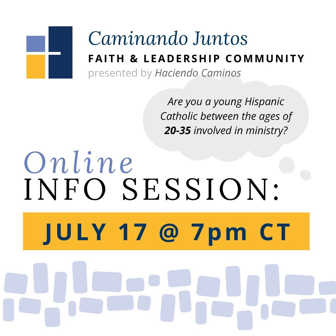 Calling all Chicago-area young adult Hispanic/Latin@ leaders in ministry! CTU will be launching small faith groups during the 2024-25 academic year. 

Learn more and register for the Wednesday info session here: buff.ly/3KUowzs