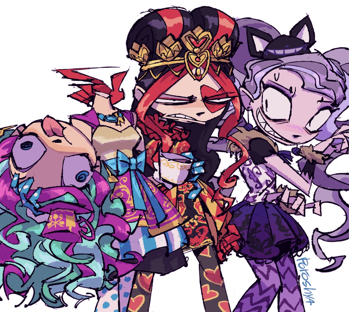 poroshya's tweet photo. wonderland girlies https://t.co/OTWbwD25oB
