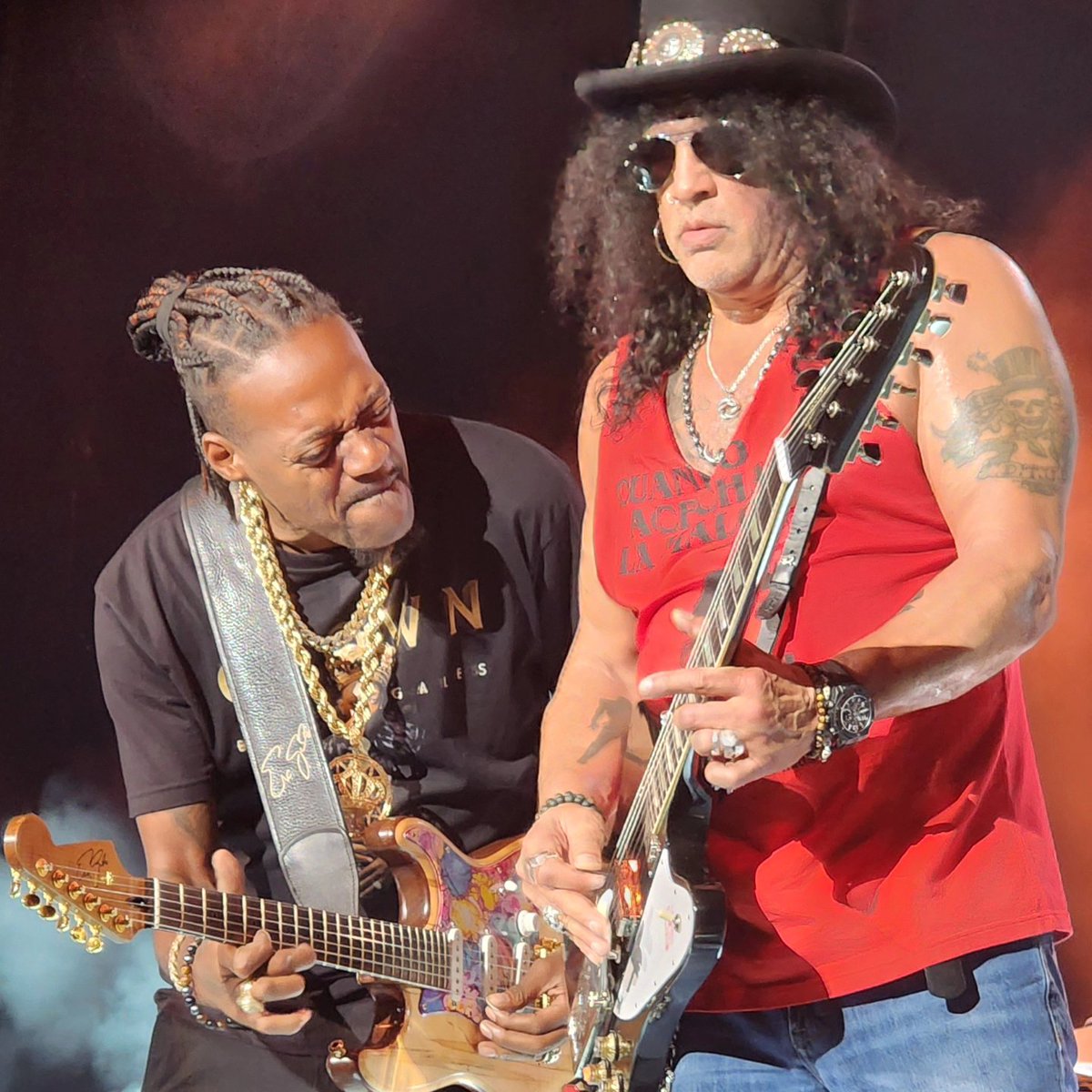 SlashFansUSA's tweet photo. Tucson, AZ. Sunday July 14, 2024. #slash #SlashSerpentFest https://t.co/JA7tdCrcCg