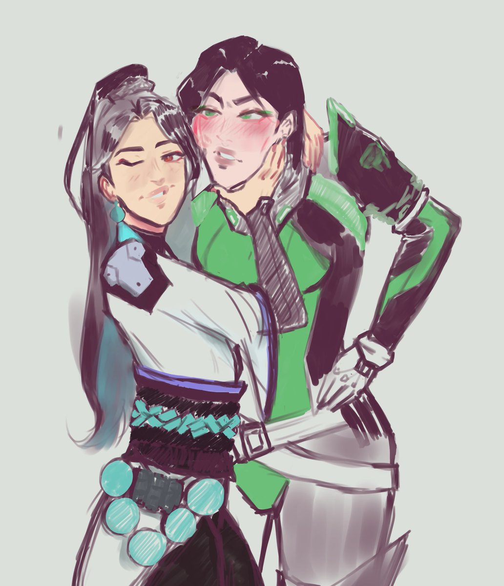 Arepa_con_carne's tweet photo. #sagebean  #Viper #Sage  #VALORANT  #valorant dibujo rapido :3 https://t.co/jdD4j4w0AT