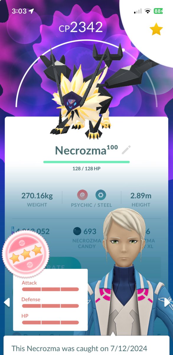 SpartanDany's tweet photo. @JT_Valor Hundo from raids, Shlundo from trade, and 3 back to back shiny necrozmas with special background. What a wild weekend https://t.co/LOUjaayYGX