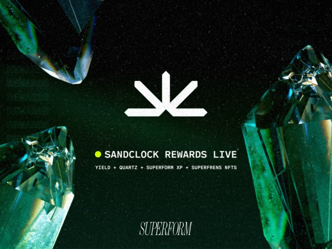 FLS_News_1's tweet photo. 💎 @SandclockOrg Rewards are now Live on @superformxyz!

🛡️ Deposit to Earn:
✅ Yield
✅ Quartz
✅ Superform XP
✅ Superfrens #NFTs

💎 #SandClock the 1st Non-custodial, Programmable Wealth Management Platform.

⬇️ Visit Here:
https://t.co/0v2UmgTYoi https://t.co/Q0kQkaIBg2