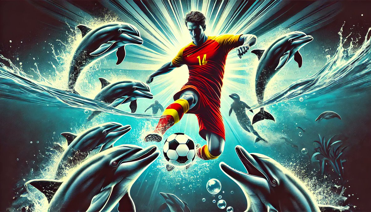 GameAbrakadabra's tweet photo. ☀️⚽️ Abrakadabra Oyunları'nı beklerken yazın keyfini çıkarın! ✨🐬 Futbol, deniz ve hayalgücü hep sizinle! 🌊🔮 #YazFutbolu #AbrakadabraOyunları #Yunuslar

☀️⚽️ Enjoy summer while waiting for the Abrakadabra Games! ✨🐬 Soccer, the ocean, and imagination are always with you! 🌊🔮 #SummerSoccer #AbrakadabraGames #Dolphins