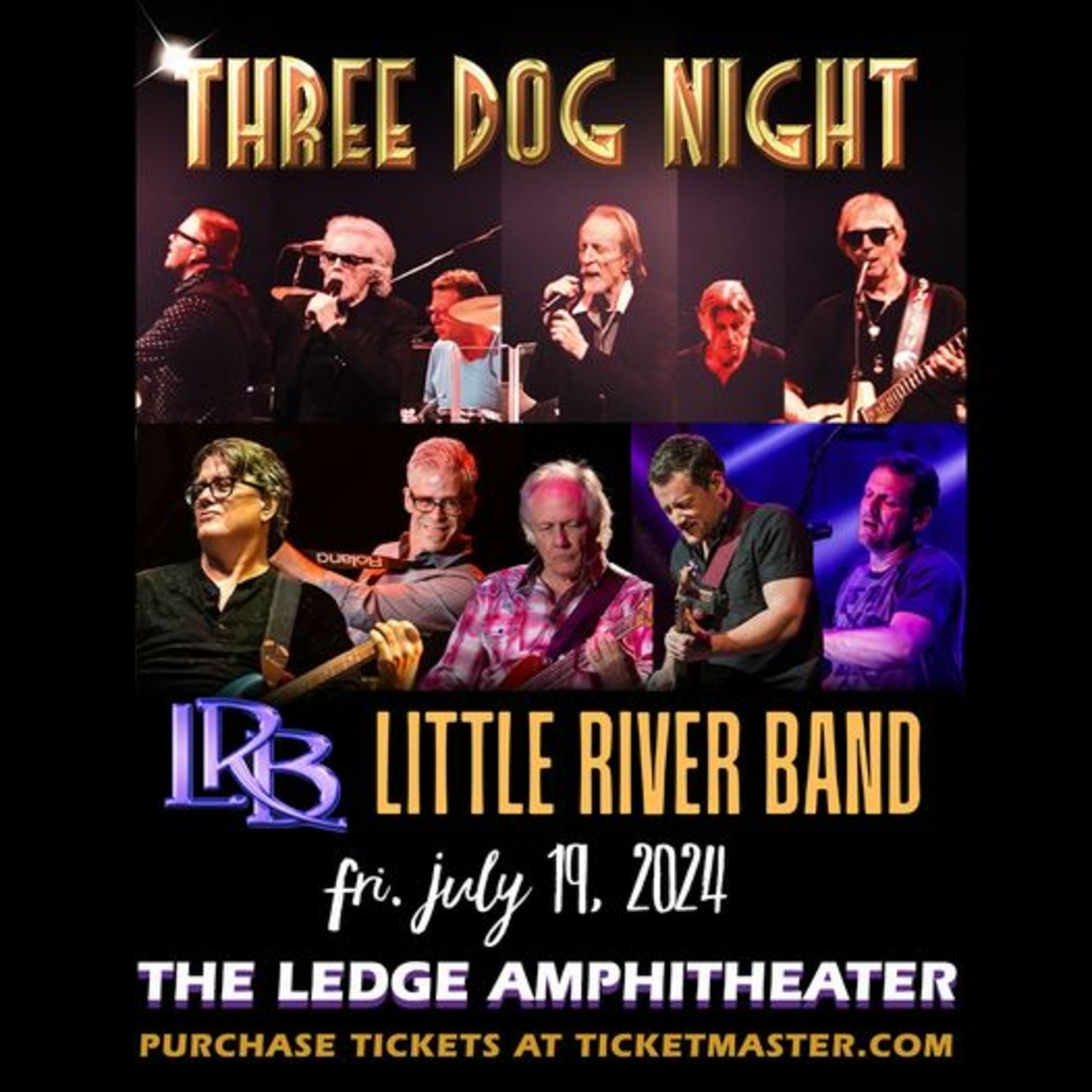CountryInn_SCMN's tweet photo. Enjoy the classic sounds of Three Dog Night and Little River Band at The Ledge Amphitheater on July 19th! These bands have plenty of hits that will take you back to a simpler time. For more information about the concert, visit:  https://t.co/63ZdxsWOo7 https://t.co/NlpckapAuC
