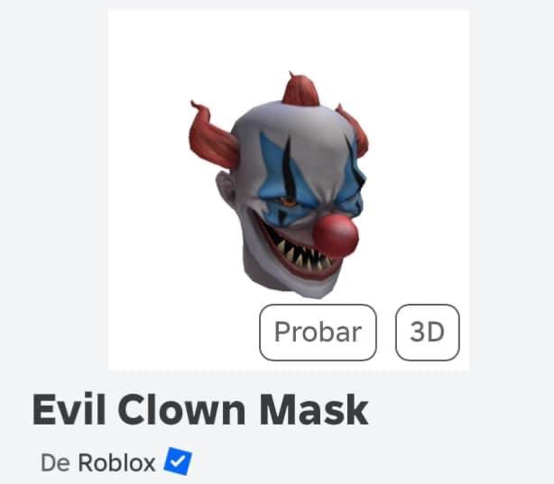 RobloxBotFollow's tweet image. Evil Clown Mask

Roblox Prime Gaming Item

50 robux with tax