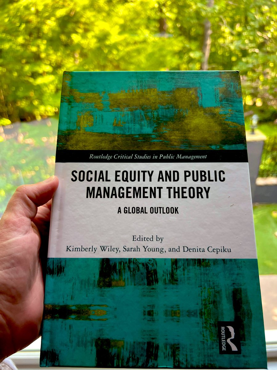 Nonprofit_PhD's tweet photo. It feels so much more real when you can hold it in your hands ❤️

Thanks @kwileyfl,@DenitaCepiku &amp; all the co-authors for making this an amazing collaborative experience!

#SocialEquity #PublicManagement #AcademicTwitter https://t.co/6CLzJvWPm1