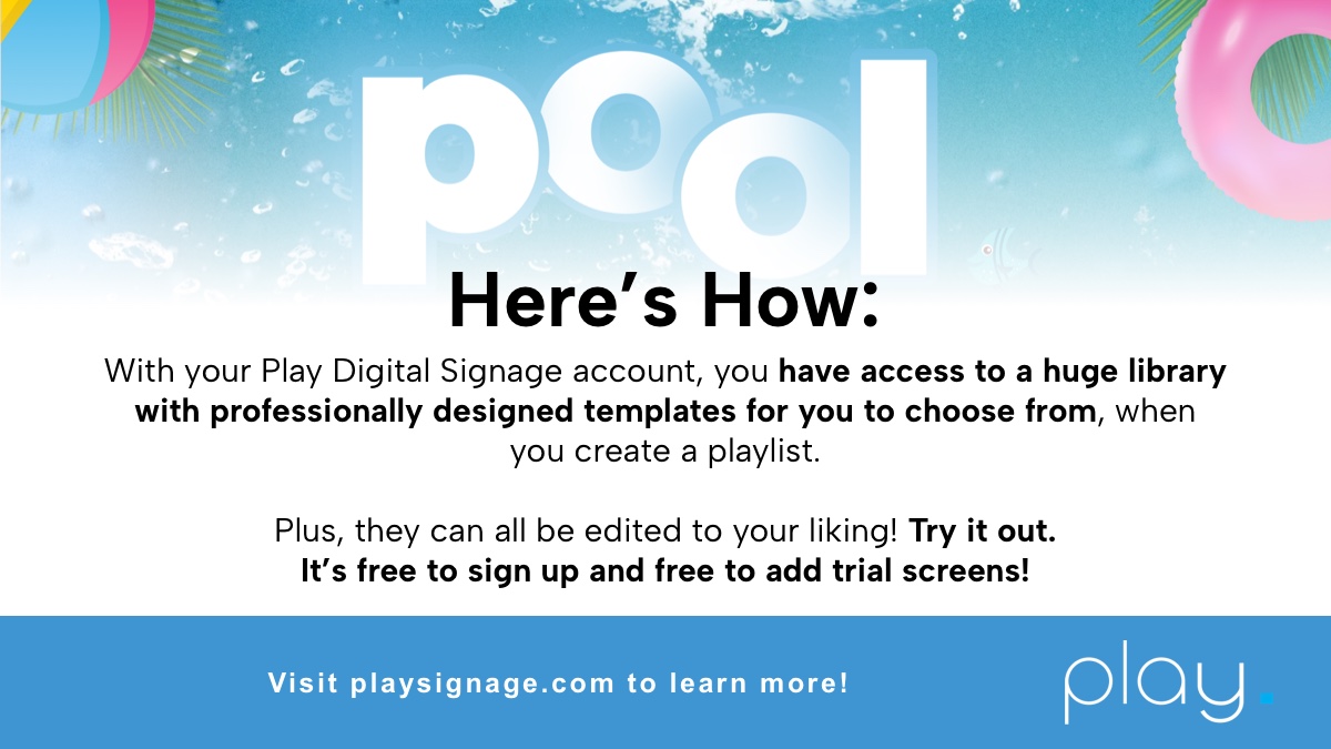 playsignage's tweet photo. Explore endless creativity with Play Digital Signage's Template Designs! Easily customize professionally crafted templates or design from scratch to perfectly match your vision

#DigitalSignageTemplates #DigitalSignageFeatures #TemplateDesigns  #DigitalSignage #PlayDigitalSignage https://t.co/EmK00vUlAZ