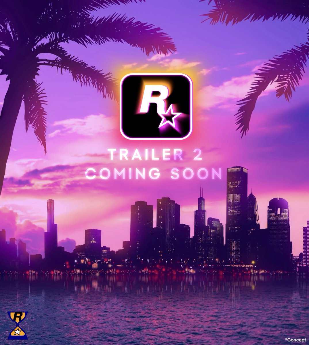 GTAVI_Countdown's tweet image. GTA 6 Trailer 2 is estimated to be revealed between mid November and early December this year, which is less than 5 months from now.

We’re closer to Trailer 2 than we are to Trailer 1.