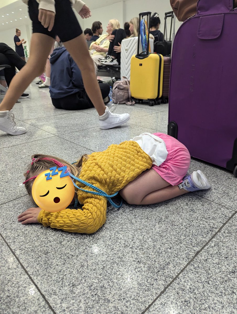 Great work <a href="/TUIUK/">tuiuk</a> . Stuck in Brussels airport at midnight due to terrible routing decisions, after experiencing a one week all inc. holiday 50% disrupted by gastroenteritis for our entire party.

This is the face of your real package holiday experiences.