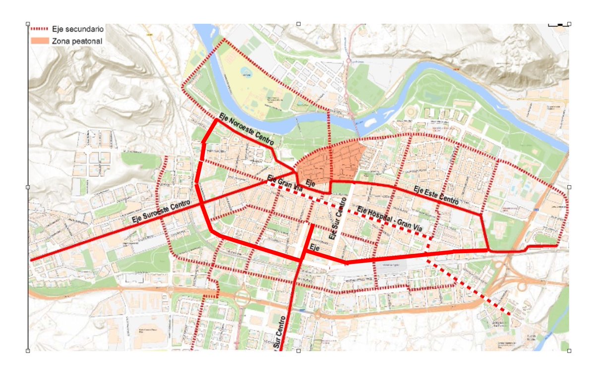 ciudadanabici's tweet photo. @AytoLogrono @DGTes @CiudadesCaminan Probablemente Portillejo tendría que desarrollarse también con esta configuración unidireccional por ambas bandas, pero antes de eso... ¿qué fue del "cinturón Sur" de la Estrategia Movilidad 2022 y de los carriles 🚲en #Duques que @conrado_escobar reclamaba en campaña electoral? https://t.co/sklmoEkp6p