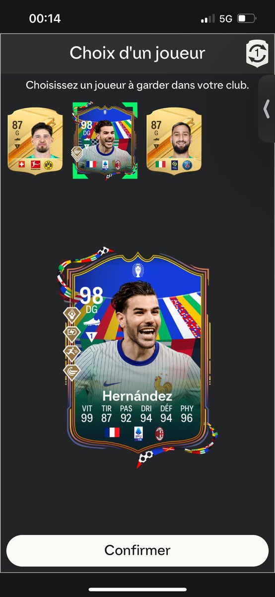 RommLil's tweet photo. merci au frérot du tchat à @Vitality_RocKy qui a dit de faire les 86+ vu qu’il a pack bellingham…. https://t.co/3bMuWLE77S