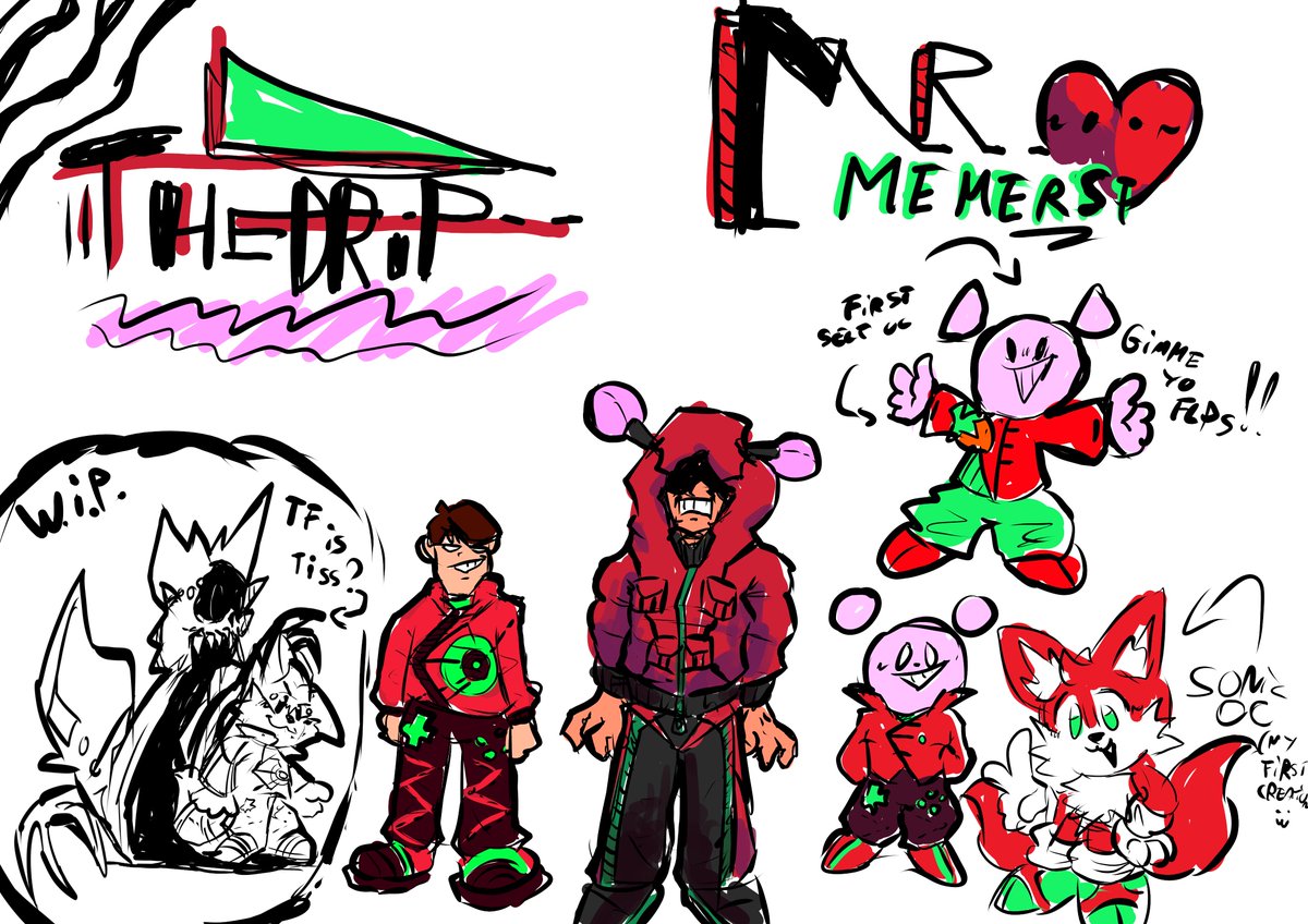 mimostermin's tweet photo. Ight Boys!
Drip Check!
These are all of my self inserts designs i made
I always like to draw myself slightly diferent!
But are they good?
Pls tell me:DDD

#sketches
#Sonic https://t.co/EmMvRfqN0h