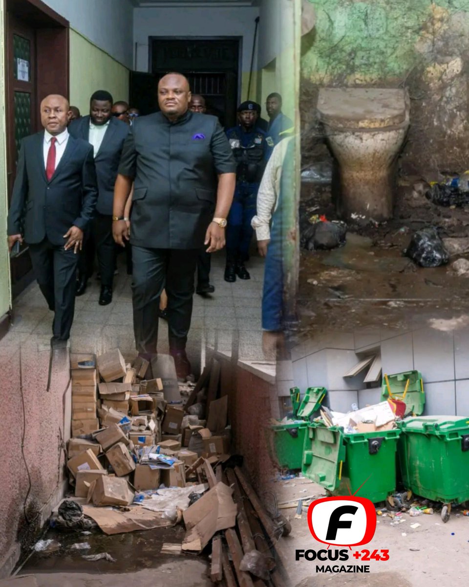 HerveNgoi's tweet photo. Lundi, 15.07.2024
Kinshasa : Le gouverneur de la Ville province de Kinshasa, Daniel BUMBA LUBAKI a visité les bureaux du bâtiment administratif de l'hôtel de ville de Kinshasa, pour prendre connaissance de l'État dans lequel les agents travaillent.

Magazine Focus +243 https://t.co/2PRewLsQN9