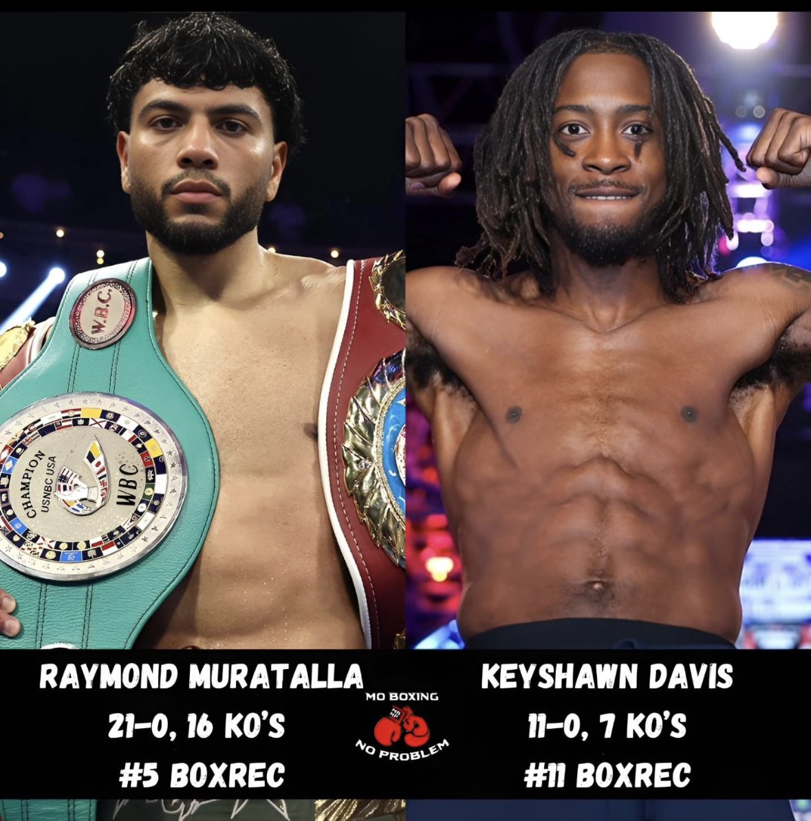 MoBoxingNP's tweet photo. Raymond Muratalla vs. Keyshawn Davis looks to be happening for later this year based on Keyshawn's exchange with Robert Garcia on X. 👀
Thoughts? Who wins? 🤔🥊
@raymondmura vs. @KeyshawnDavis8
#boxing #raymondmuratalla #keyshawndavis #robertgarcia #rgba #bomac #lightweight #lightweightboxing #toprank #toprankboxing #shakurstevenson #gervontadavis #denysberinchyk #vasiliylomachenko #fighthype #boxinghype