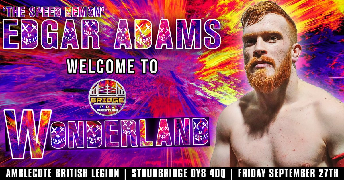 The first competitors revealed for this contest are none other than the 2 men who damn near stole the whole show in their stunning debut at Brand New Level 'THE SKYWALKER' NATE REILLY and 'THE SPEED DEMON' EDGAR ADAMS 🤯

STAY TUNED FOR MORE DETAILS!

🎟️:
eventbrite.co.uk/e/bridge-pro-w…