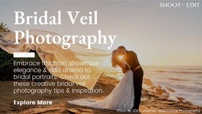 Whether it’s a showstopping cathedral-length veil or an elegant birdcage veil, head to today’s blog for tips and photo ideas to shoot the bridal veil.

👉 shootdotedit.com/blogs/news/bri…

#BridalVeil #WeddingVeil #WeddingDress #BridalVeilPhotography #WeddingPhotographers #ShootDotEdit