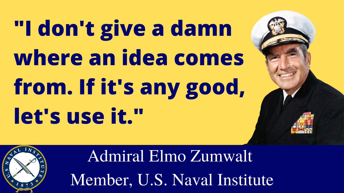 NavalInstitute's tweet photo. #MembershipMonday: King, Zumwalt, Edison, and others – you’re in good company at the #NavalInstitute! Join today: https://t.co/Q4QQFjl7U0 https://t.co/HZRuCQYXDR